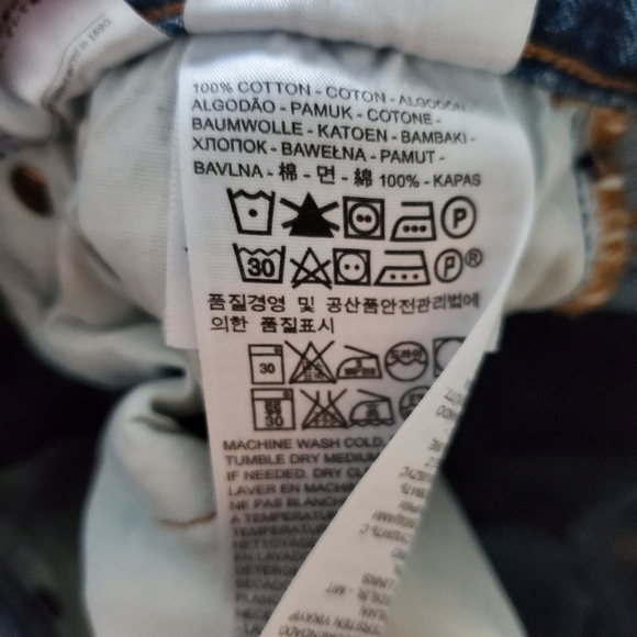 Levi’s 501 W24 White Oak Cone Selvedge Denim Button Fly Hi Rise Straight Jeans - Picture 7 of 9